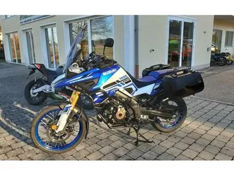 suzuki v strom 1050 de in blau/weiß,