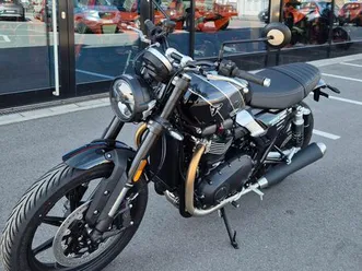 triumph speed twin 900 schwarz & weiss