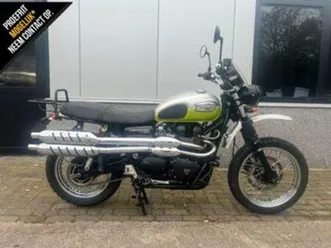 triumph scrambler (bj 2008) 1e eigenaar, vele extra's — motoren | triumph — marktplaats