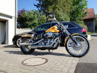 gepflegte wide glide sucht ein neues zuhause