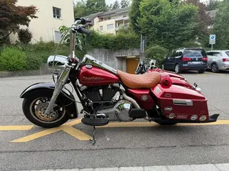 harley davidson road king evo chicano