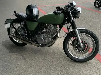 moto yamaha sr400 cafe racer unique - custom