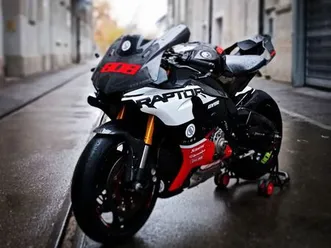 rennmotorrad yamaha r1 inkl. anhänger (750kg) rennstrecke