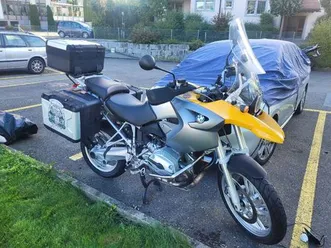 bmw r1200gs motorrad, gelb/grau, top zustand