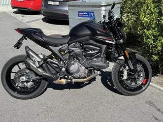 ducati monster +, schwarz, top zustand, jg 2023, super!