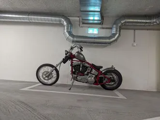 harley-davidson fxst softail oldschool longfork chopper