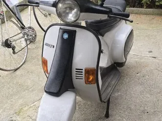 piaggio vespa pk 50 xl, weiss/schwarz,