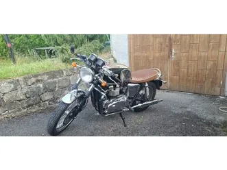 triumph bonneville t100 noire, 2003 - customisé et expertisé