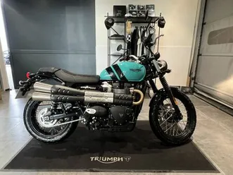 triumph scrambler 900 2025 900 cm3 | moto trail | 701 km | bleu | 78310 coignieres