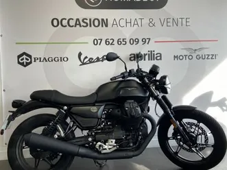 moto guzzi v7 stone 2025 750 cm3 | moto custom | 2 300 km | noir | 69530 brignais