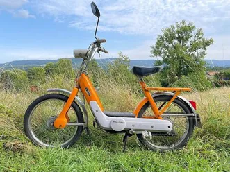 piaggio ciao ca.1973. arcobaleno orange, läuft stark!