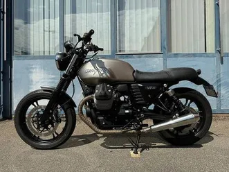 moto guzzi v7 ii stone 750 mit abs im scrambler look, ab mfk