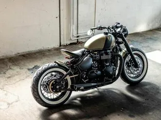 triumph bonneville show & messe bike, made in swiss