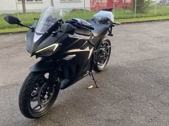 elektro motorrad e chopper schwarz matt 3000w45ah 80kmh