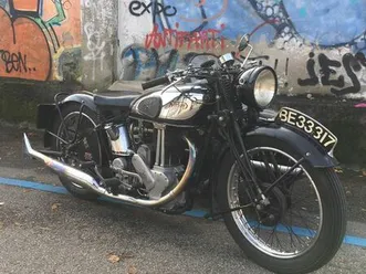 norton es 2 1938er mit sidecar