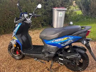 scooter sym crox 50 cc bleu