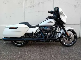 harley-davidson street glide bianco