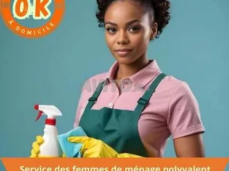 femme de ménage polyvalente africain et marocaine