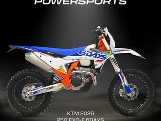 ktm 250 exc-f 6days 2026 - ktm main dealer - reserve now!