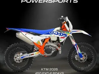 ktm 450 exc-f 6days 2026 - ktm main dealer - reserve now!