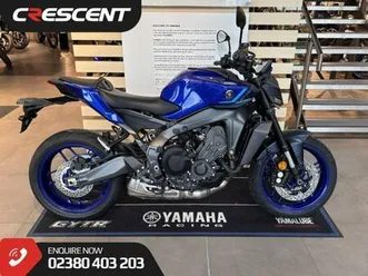yamaha mt-09 2025 icon blue - in stock now - crescent yamaha southampton