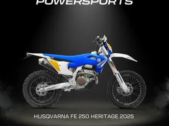 fe 250 heritage 2025 model - husqvarna main dealer - 1,250 off!