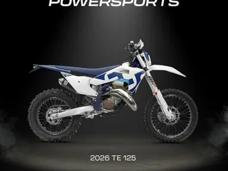 te 125 2026 model - husqvarna main dealer - reserve now!