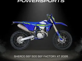 sherco 500 sef factory 4t 2026 - sherco main dealer - reserve now!