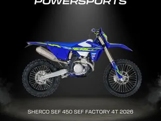 sherco sef 450-4t factory enduro 2026 - sherco main dealer - reserve now!