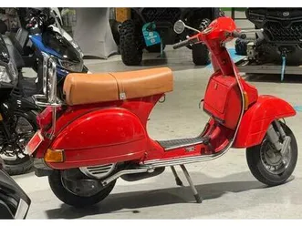 vespa motorroller p80x (134 ccm) rot klassisch 1981 vintage
