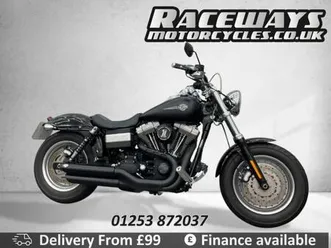 harley-davidson dyna fxdf fat bob black 2008 08 reg 14,698 miles, 1584 cc