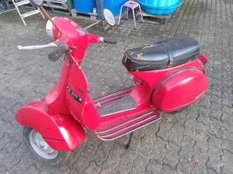 vespa, motovespa ds 200 (motor 9 ds), rot, komplett