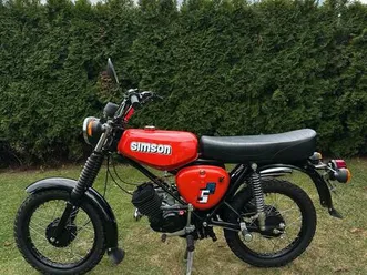 simson s51 enduro, 4-gang, rot - neuwertig