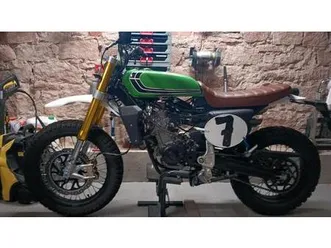 fantic caballero deluxe 125 scrambler cave racer vintage enduro