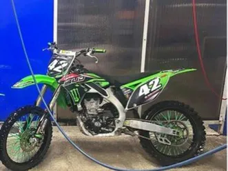 kawasaki kx-f 450 – année 2014 – ligne hgs – fourche préparée – excellent état