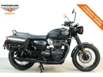 triumph bonneville t100 black (bj 2018) — motoren | triumph — marktplaats