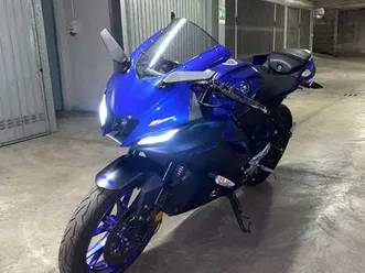 yamaha yzf-r125 blu/azzurro