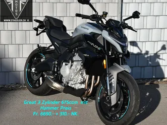 cf moto 675 nk, naked, moto neuve, chf 6'690.-