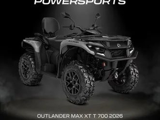 outlander max xt 700 t 2026 model - can-am main dealer - reserve now!