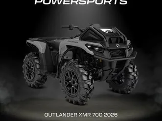 outlander xmr 700 2026 model - can-am main dealer - reserve now!