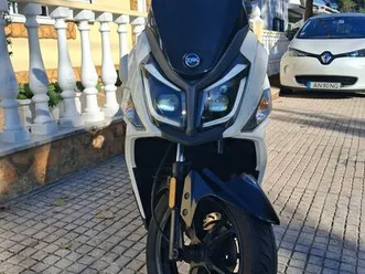 scooter sym jet 14 - 125 cm³ / c/ garantia marca e vários extras. camarate, unhos e apelação