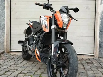 ktm duke 125 cc laranja pontinha e famões