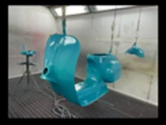 vespa 50l turchese 3marce