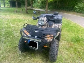quad atv camouflage design mit zubehör