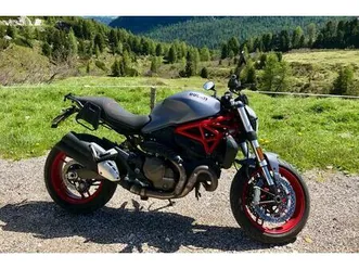 ducati monster 821 - sonderfarbe grey stripe - ez 2017