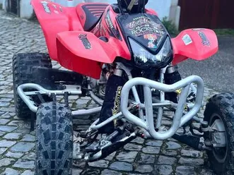 trx 400 ex honda leiria, pousos, barreira e cortes