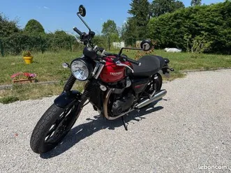 triumph street twin 900 – 2020 – 3 384 km – excellent état