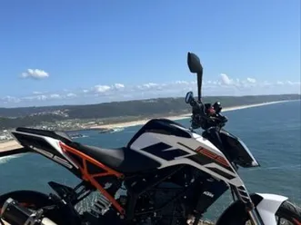 ktm 125 duke leiria, pousos, barreira e cortes