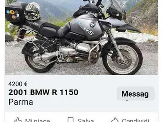 bmw r 1150 gs grigio