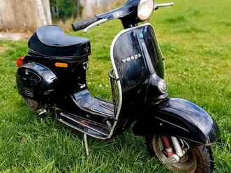 vespa 50 s – seltene originallackierung in schwarz
